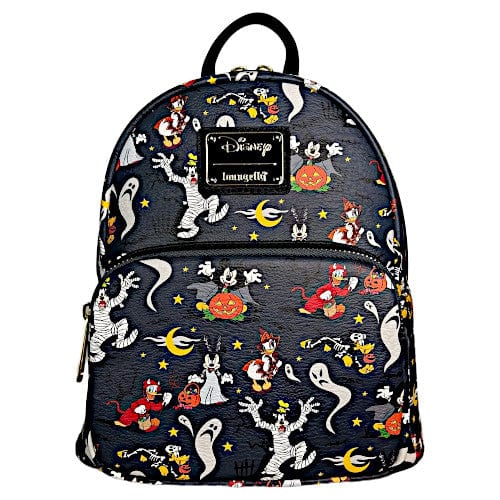 Loungefly Disney Mickey And Friends Halloween AOP Mini Backpack