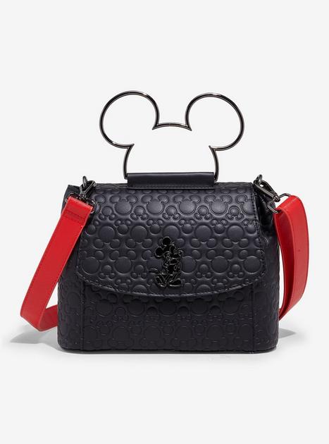 Loungefly Disney Mickey Mouse Debossed Silhouette Crossbody Bag