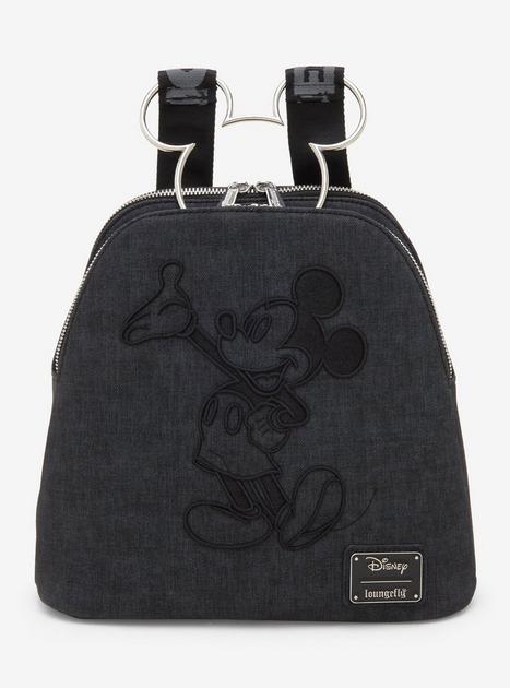 Loungefly Disney Mickey Mouse Figural Denim Mini Backpack