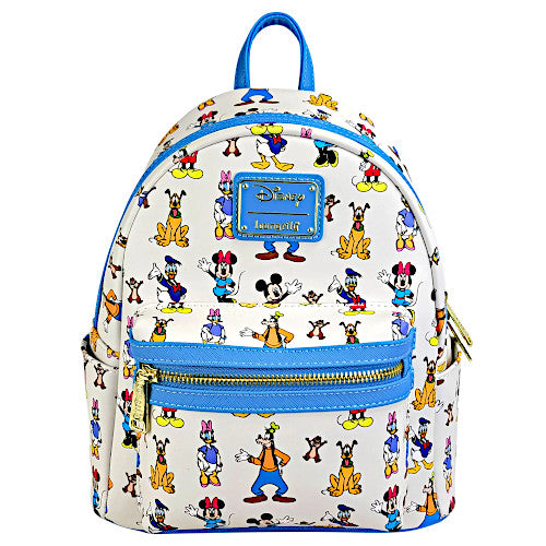 Loungefly Disney Mickey Mouse & Friends Waving Mini Backpack