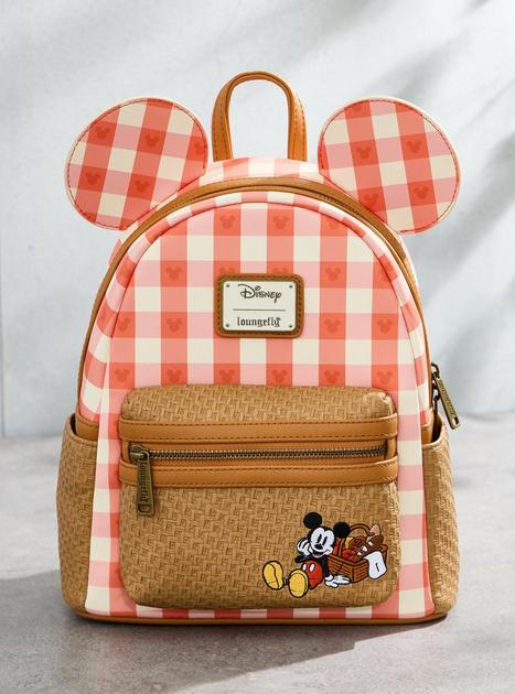 Loungefly Disney Mickey Mouse Picnic Ears Mini Backpack
