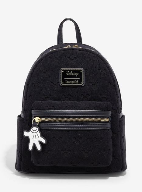 Loungefly Disney Mickey Mouse Terrycloth Allover Print Hand Charm Mini Backpack