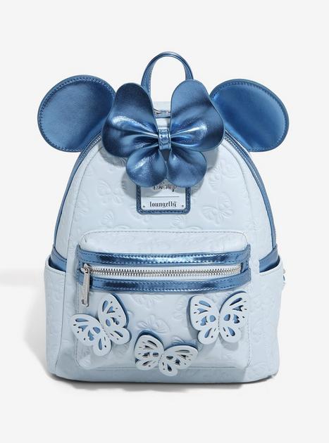 Loungefly Disney Minnie Mouse Blue Butterfly Mini Backpack