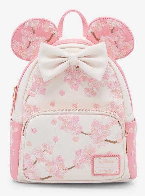 Loungefly Disney Minnie Mouse Cherry Blossom Ears Mini Backpack