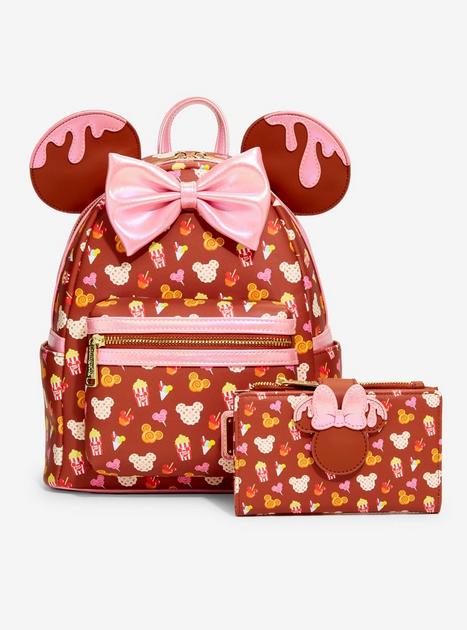 Loungefly Disney Minnie Mouse Ears Treats Allover Print Mini Backpack