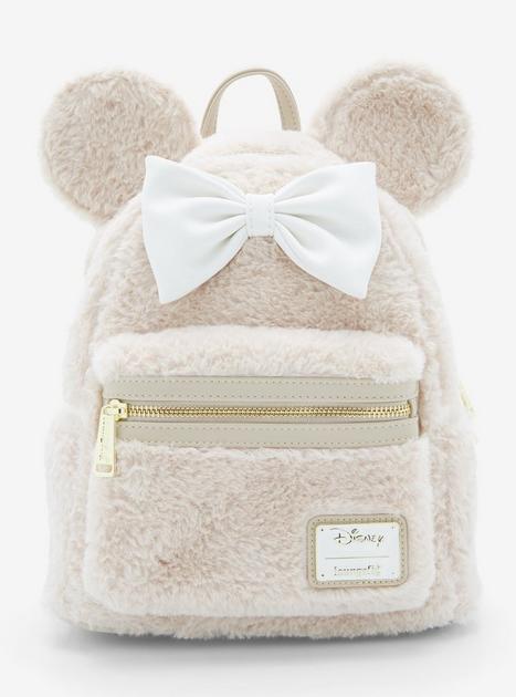 Loungefly Disney Minnie Mouse Faux Fur Mini Backpack