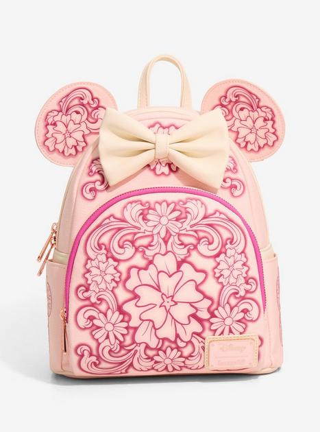 Loungefly Disney Minnie Mouse Floral Ears Mini Backpack