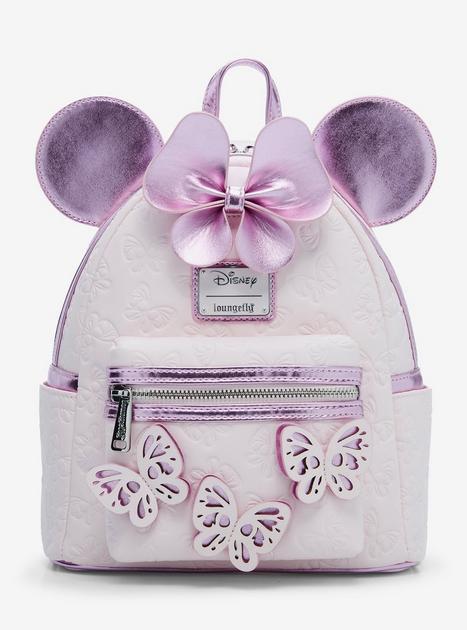 Loungefly Disney Minnie Mouse Pink Butterfly Mini Backpack