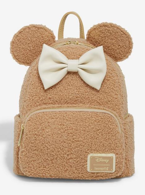 Loungefly Disney Minnie Mouse Sherpa Mini Backpack