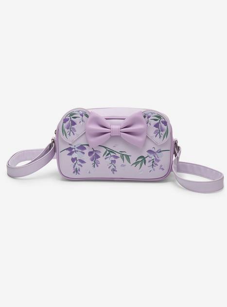 Loungefly Disney Minnie Mouse Wisteria Ears Floral Scented Crossbody Bag