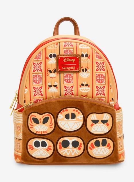 Loungefly Disney Moana Kakamora Allover Print Mini Backpack