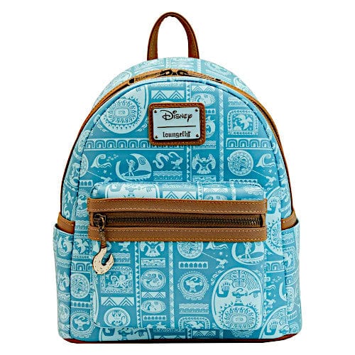 Loungefly Disney Moana Maui Tattoo Print Mini Backpack