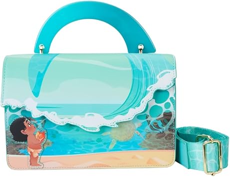 Loungefly Disney Moana Ocean Waves Crossbody Bag