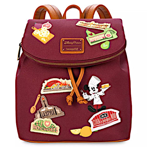 Loungefly Disney Parks Disney California Adventure Food & Wine Festival 2024 Mini Backpack