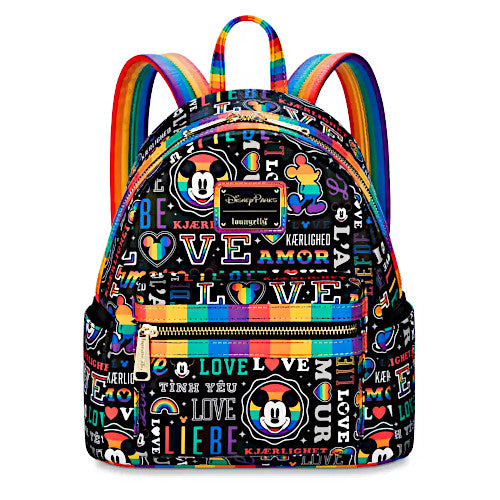 Loungefly Disney Parks Mickey Mouse Pride Collection Mini Backpack