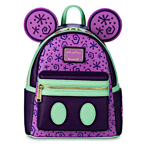 Loungefly Disney Parks Mickey Mouse The Main Attraction Mad Tea Party Mini Backpack