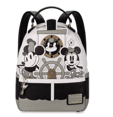 Loungefly Disney Parks Steamboat Willie Mini Backpack