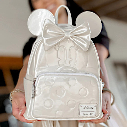 Loungefly Disney Pearl Minnie Mouse Mini Backpack
