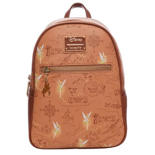 Loungefly Disney Peter Pan Neverland Map Glow Mini Backpack