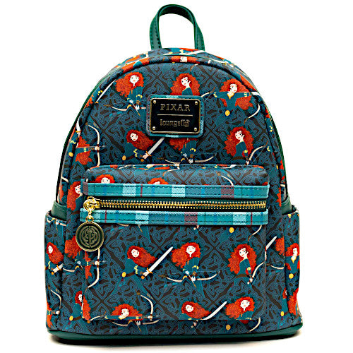 Loungefly Disney Pixar Brave Merida AOP Mini Backpack