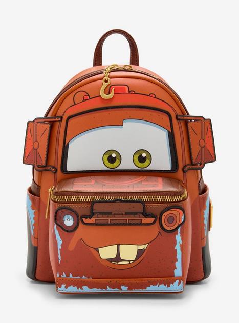 Loungefly Disney Pixar Cars Figural Mater Light-Up Mini Backpack