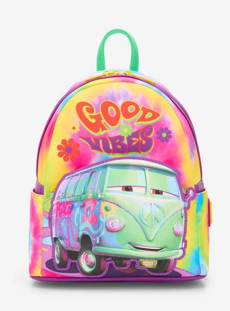 Loungefly Disney Pixar Cars Fillmore Tie-Dye Min Backpack