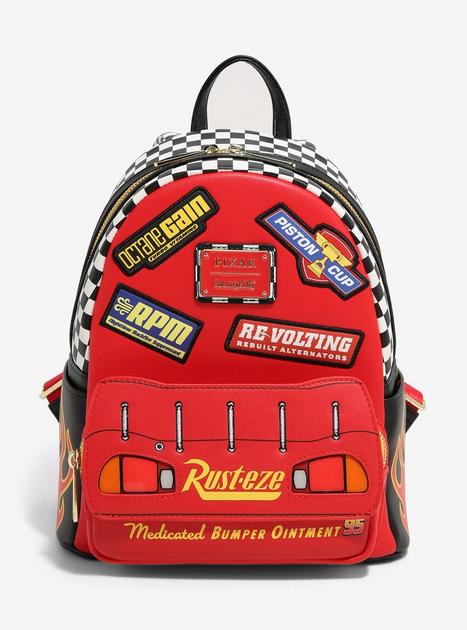 Loungefly Disney Pixar Cars Lightning McQueen Rust-eze Light-up Mini Backpack