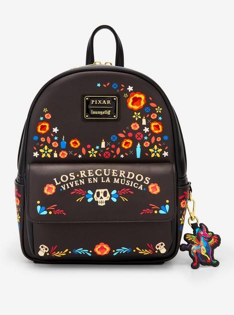 Loungefly Disney Pixar Coco Floral Mini Backpack (BoxLunch 10th Anniversary Edition)