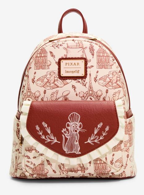 Loungefly Disney Pixar Ratatouille Scenic Allover Print Mini Backpack