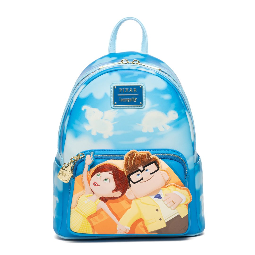 Loungefly Disney Pixar Up Glow In The Dark Carl and Ellie In The Cloud