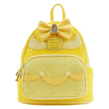 Loungefly Disney Princess Belle Sequin Mini Backpack