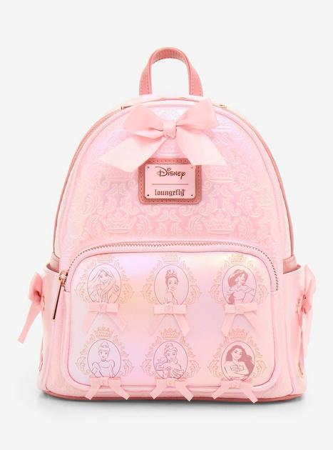 Loungefly Disney Princess Cameo Pink Portraits Tonal Mini Backpack