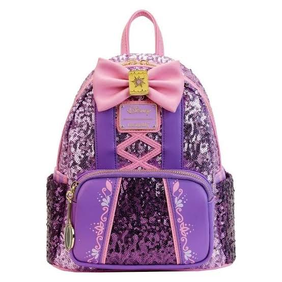 Loungefly Disney Princess Rapunzel Sequin Mini Backpack