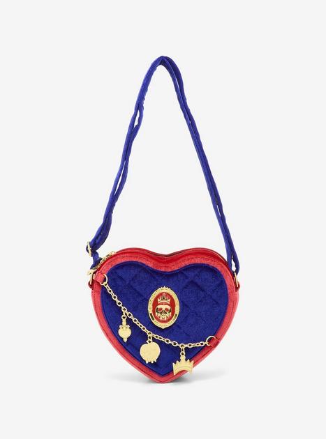 Loungefly Disney Snow White and the Seven Dwarfs Evil Queen Velvet Crossbody Bag