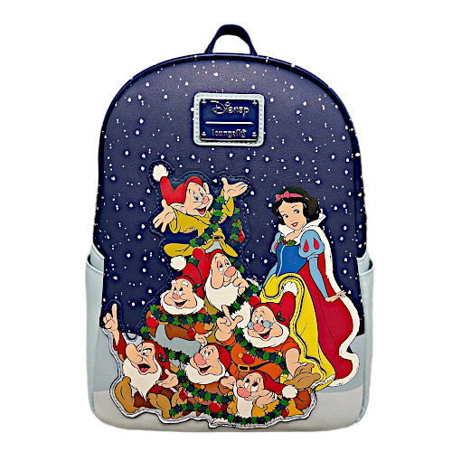 Loungefly Disney Snow White And The Seven Dwarfs Holiday Mini Backpack