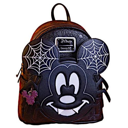 Loungefly Disney Spider Mickey Glow In The Dark Mini Backpack
