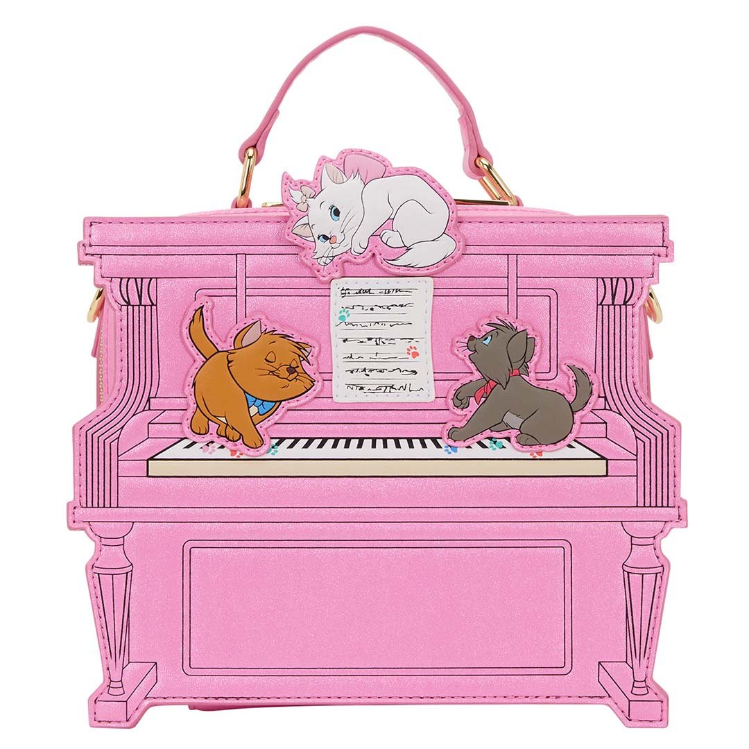 Loungefly Disney The Aristocats Figural Piano Crossbody Bag