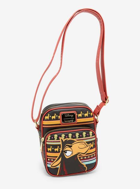 Loungefly Disney The Emperor's New Groove Kuzco Patterned Crossbody Bag