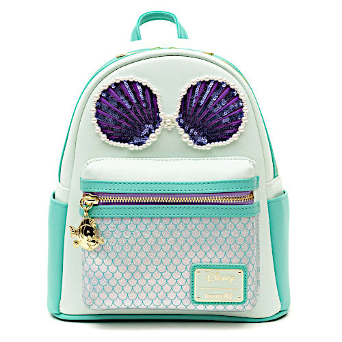 Loungefly Disney The Little Mermaid Sequin And Pearl Cosplay Mini Backpack