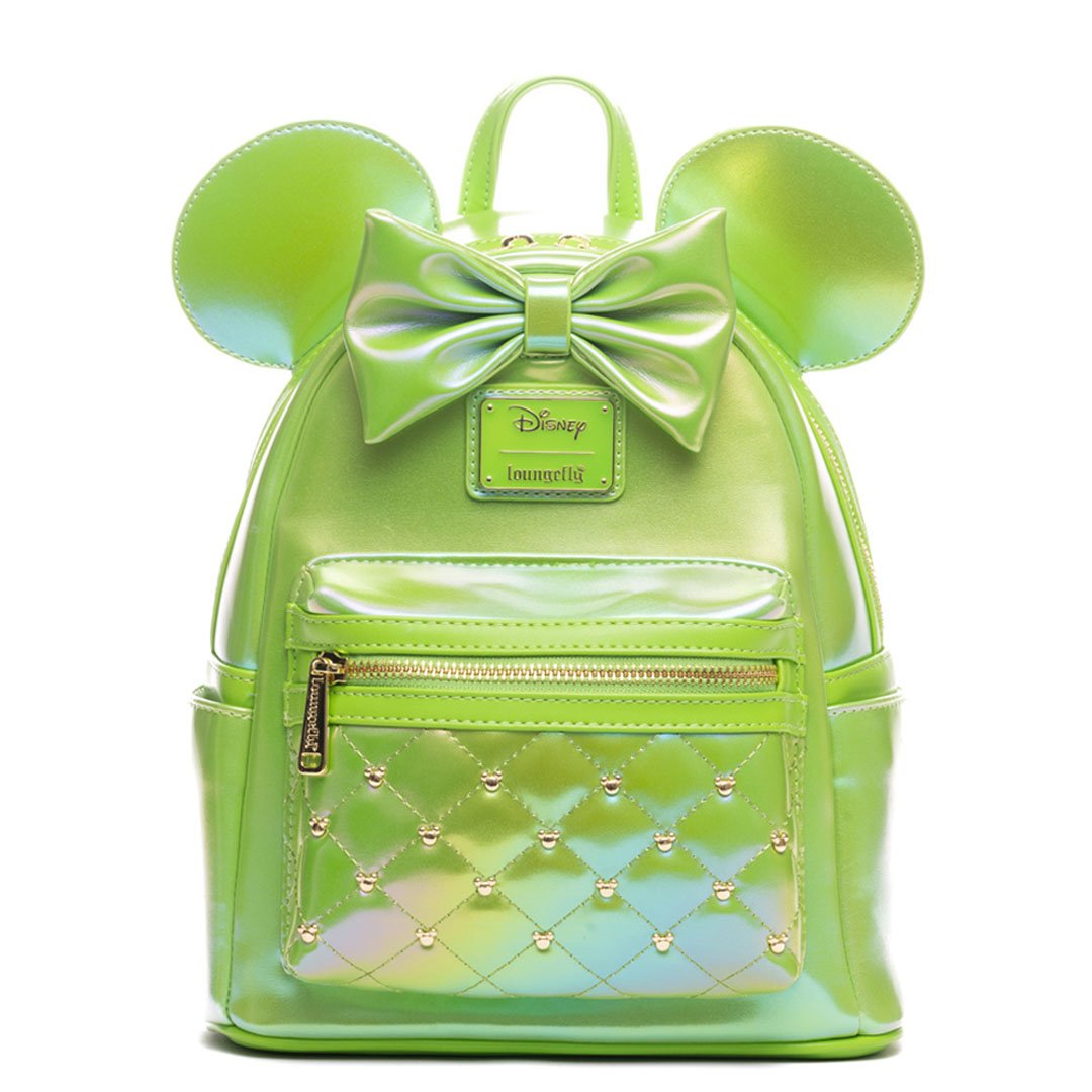 Loungefly Disney The Minnie Mouse Classic Series Mini Backpack: Emeral