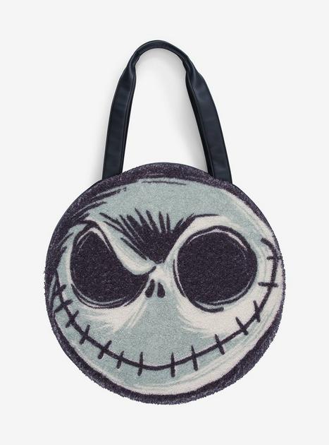 Loungefly Disney The Nightmare Before Christmas Jack Skellington Figural Sherpa Tote Bag