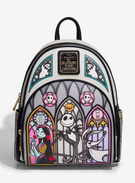 Loungefly Disney The Nightmare Before Christmas Stained Glass Mini Backpack