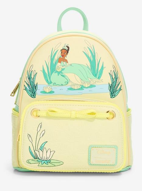 Loungefly Disney The Princess and the Frog Tiana Pond Flowers Mini Backpack