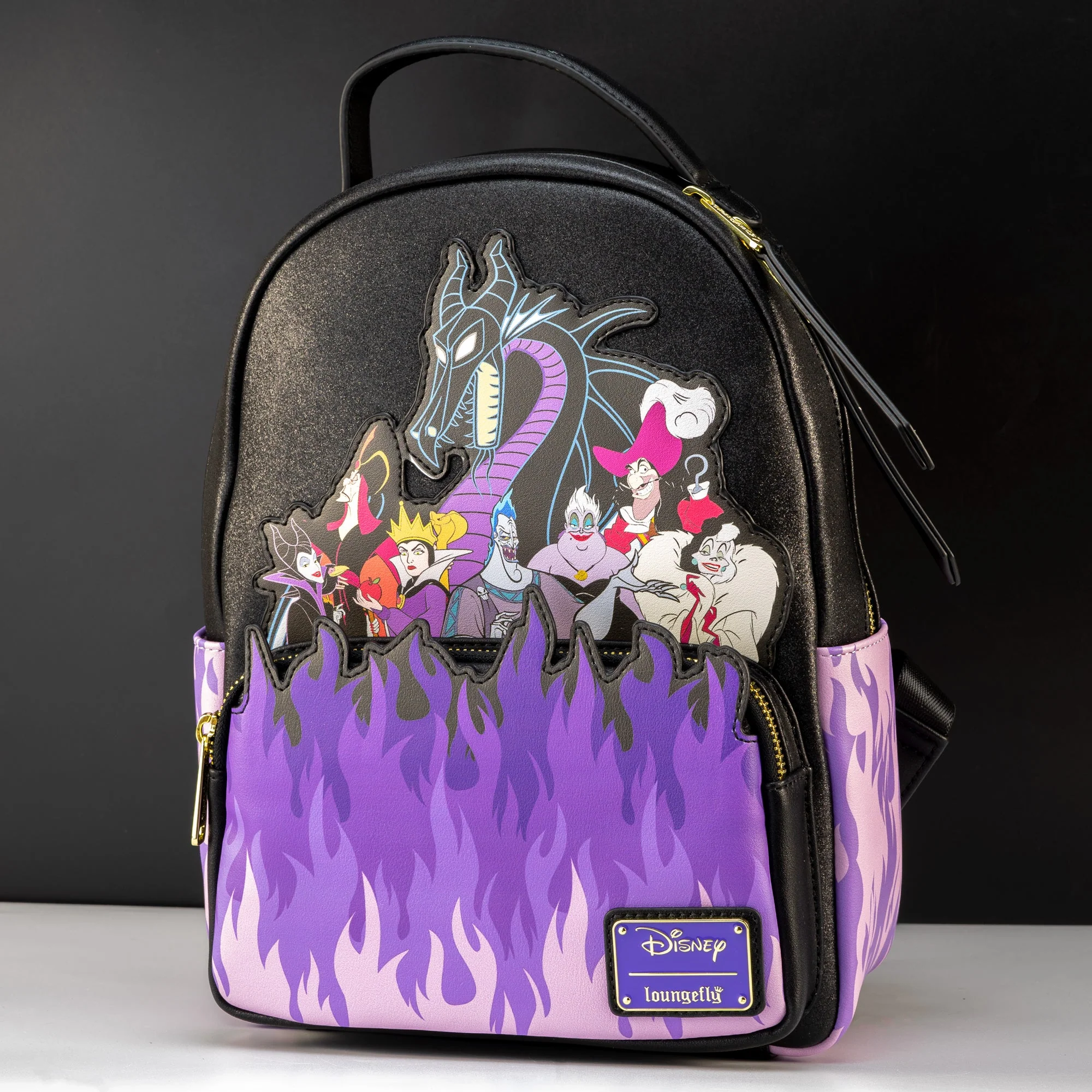 Loungefly Disney Villains Flame Mini Backpack