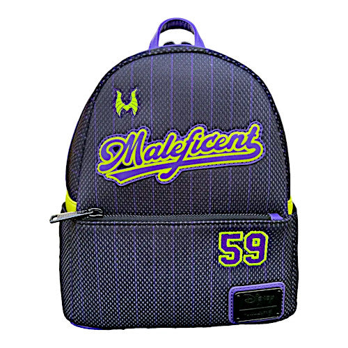 Loungefly Disney Villains Maleficent Jersey Glow Mini Backpack