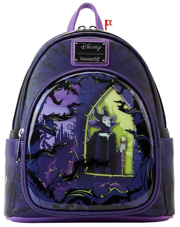 Loungefly Disney Villains Maleficent Window Box Mini Backpack (LE 1300)