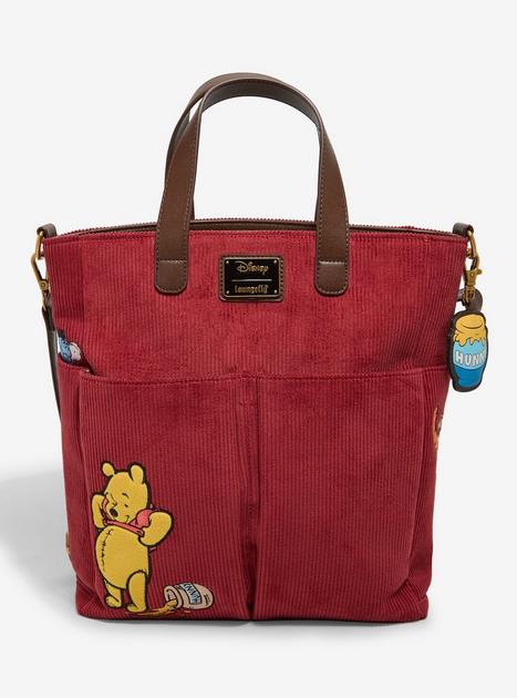 Loungefly Disney Winnie the Pooh Corduroy Tote Bag