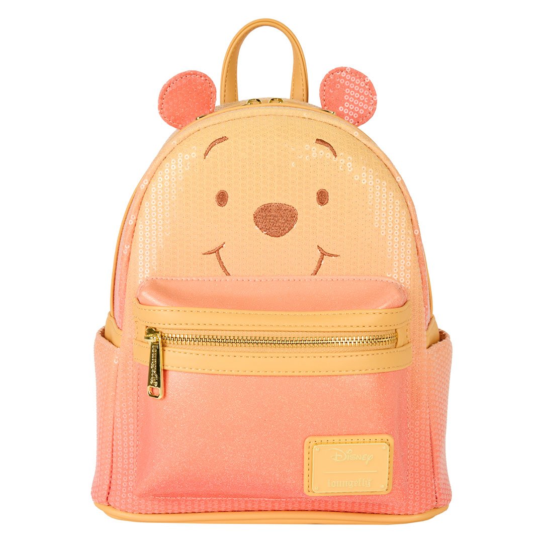 Loungefly Disney Winnie the Pooh Cosplay Sequin & Glitter Mini Backpac