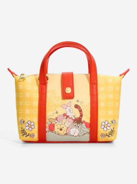 Loungefly Disney Winnie the Pooh Floral Gingham Mini Backpack