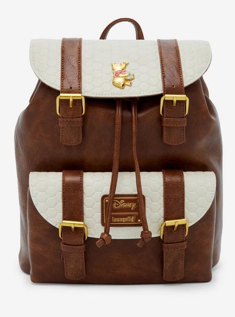 Loungefly Disney Winnie the Pooh Honeycomb Flap Mini Backpack